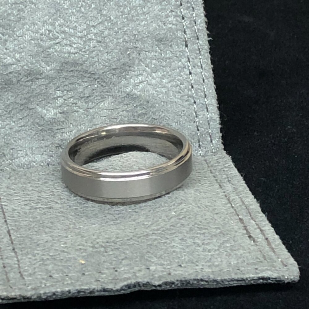 Chisel Tungsten Satin Center Polished Step Edge B… - image 3